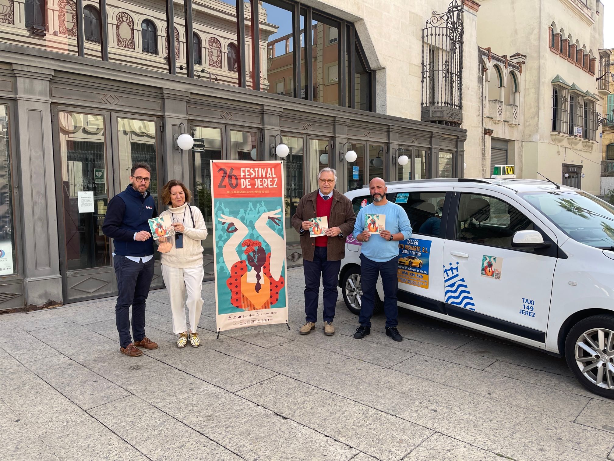 El XXVI Festival de Jerez, en los taxis de la ciudad
